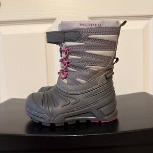 Merrell Kids Unisex Snow Quest Lite 3.0 Jr Waterproof Boot Size 7
